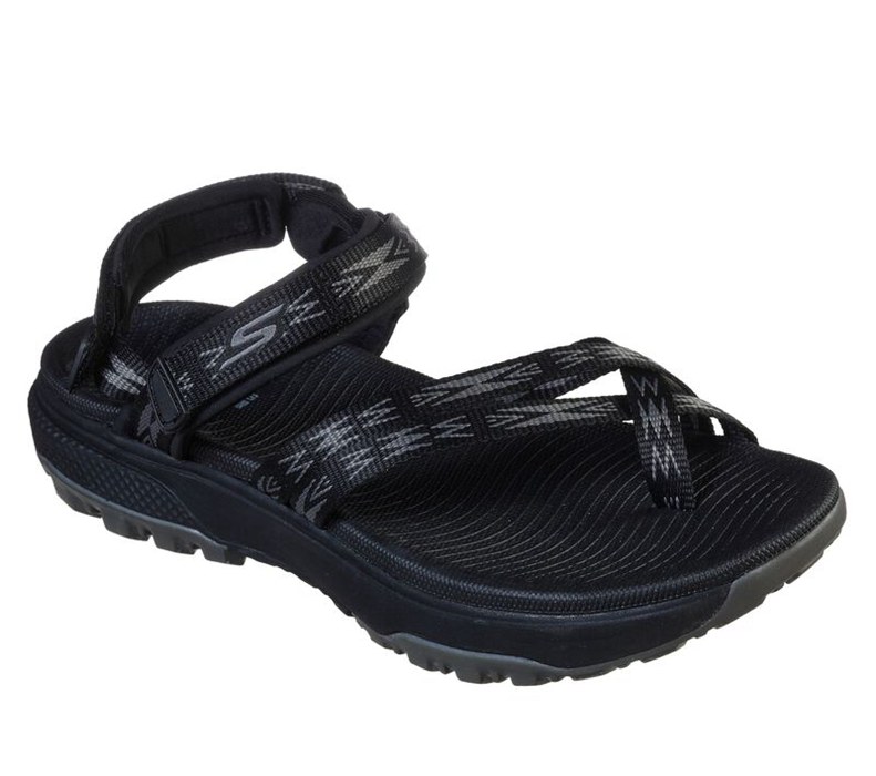 Skechers Dam Svarta/Grå Sandaler - On The Go Outdoor Ultra - Mojave - Sverige (RQAVE-1530)